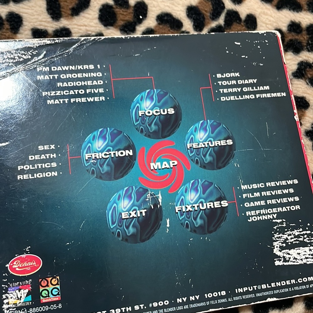 1995 BLENDER Volume CD-ROM Entertainment Magazine BJORK Radiohead Simpsons Music - Picture 11 of 17
